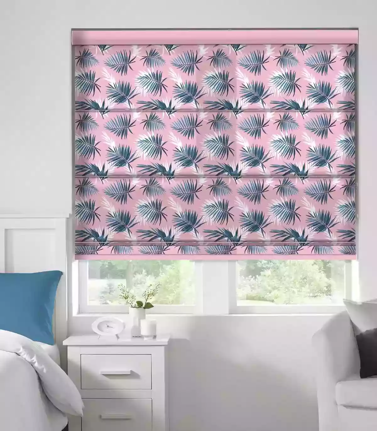 Exotic leaves romex blinds